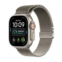 Apple Watch Ultra 4 GPS + Cellular 49m Natural Titanium Case with Natural Titanium Milanese Loop S