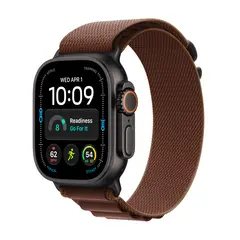 Apple Watch Ultra 4 GPS + Cellular 49m Black Titanium Case with Burgundy Alpine Loop M