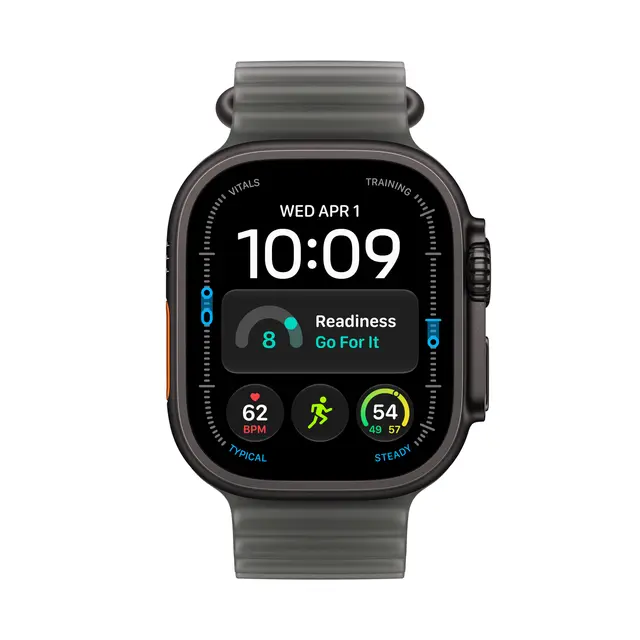 Apple Watch Ultra 4 GPS + Cellular 49m Black Titanium Case with Translucent Bla 